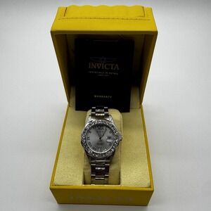 Invicta Pro Diver Women Watch 38mm, Silver Crystal (15251)-New In Box-MSRP $199